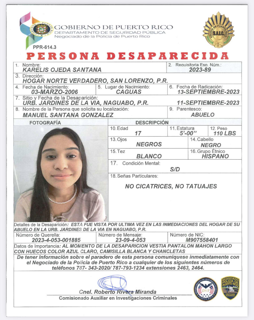 Buscan A Menor Desaparecida En Naguabo Walo Radio Am