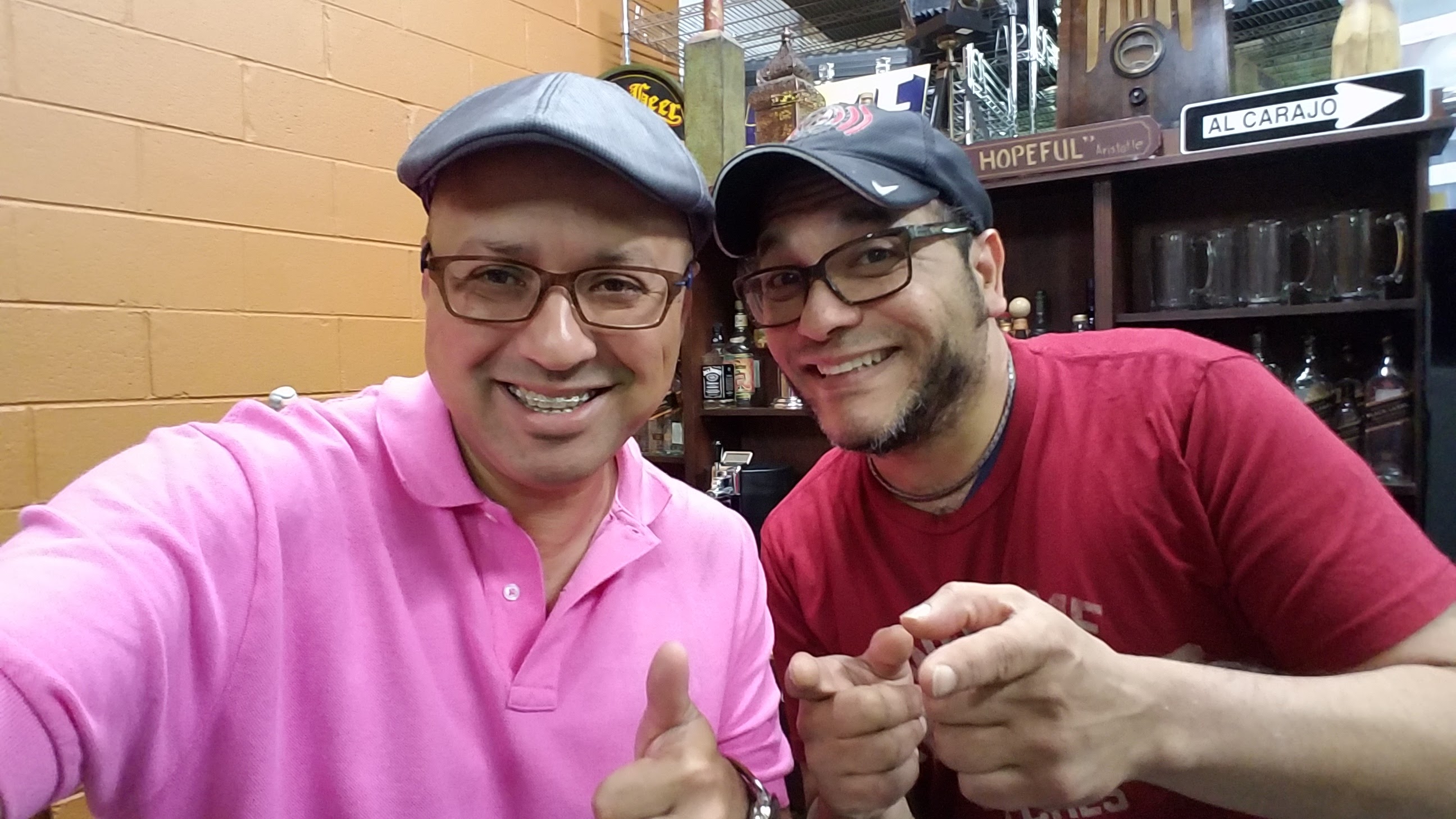Obed Borrero y Luis Jiménez en New York