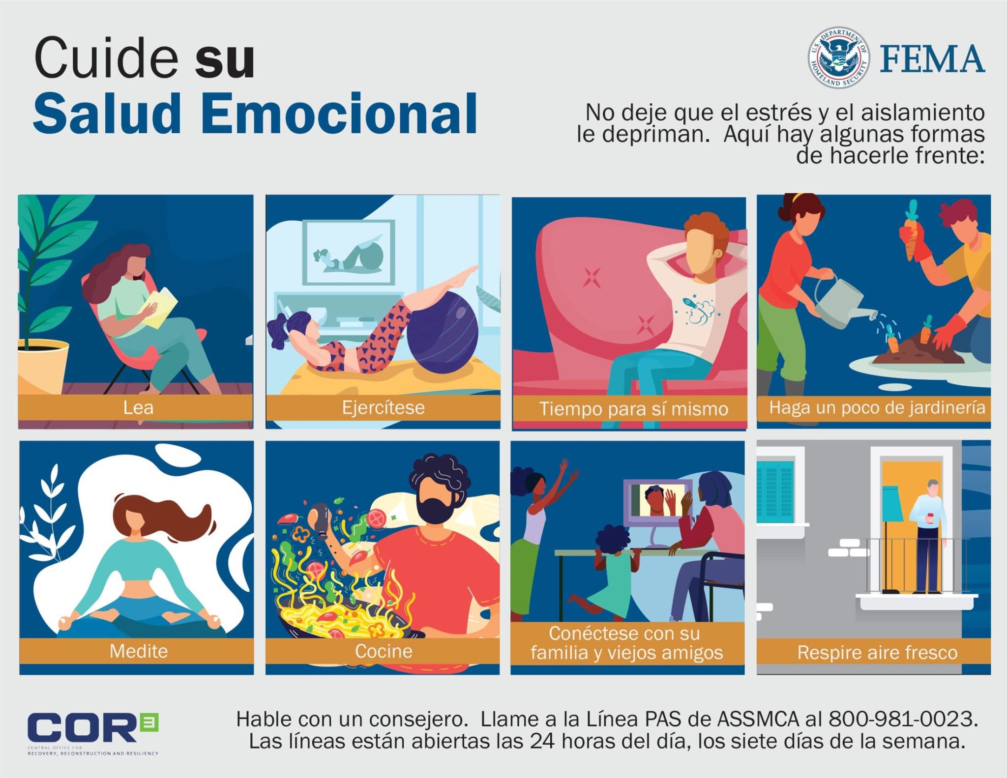 Infografía Cuide Su Salud Emocional Walo Radio 1240 Am 0358