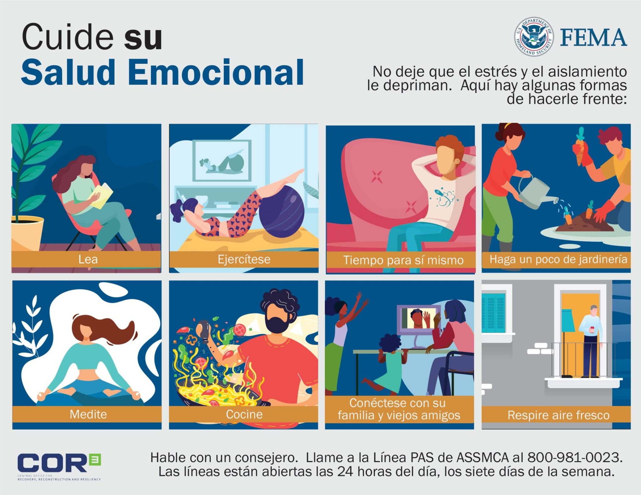 Infografía Cuide Su Salud Emocional Walo Radio 1240 Am 5893