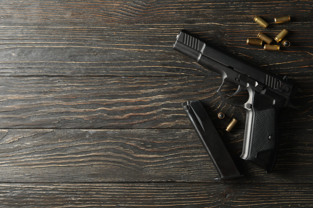 pistola, bala, asesinato, policia