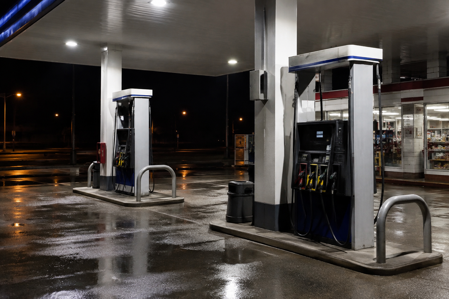 Cinco hombres armados asaltan gasolinera en Las Piedras