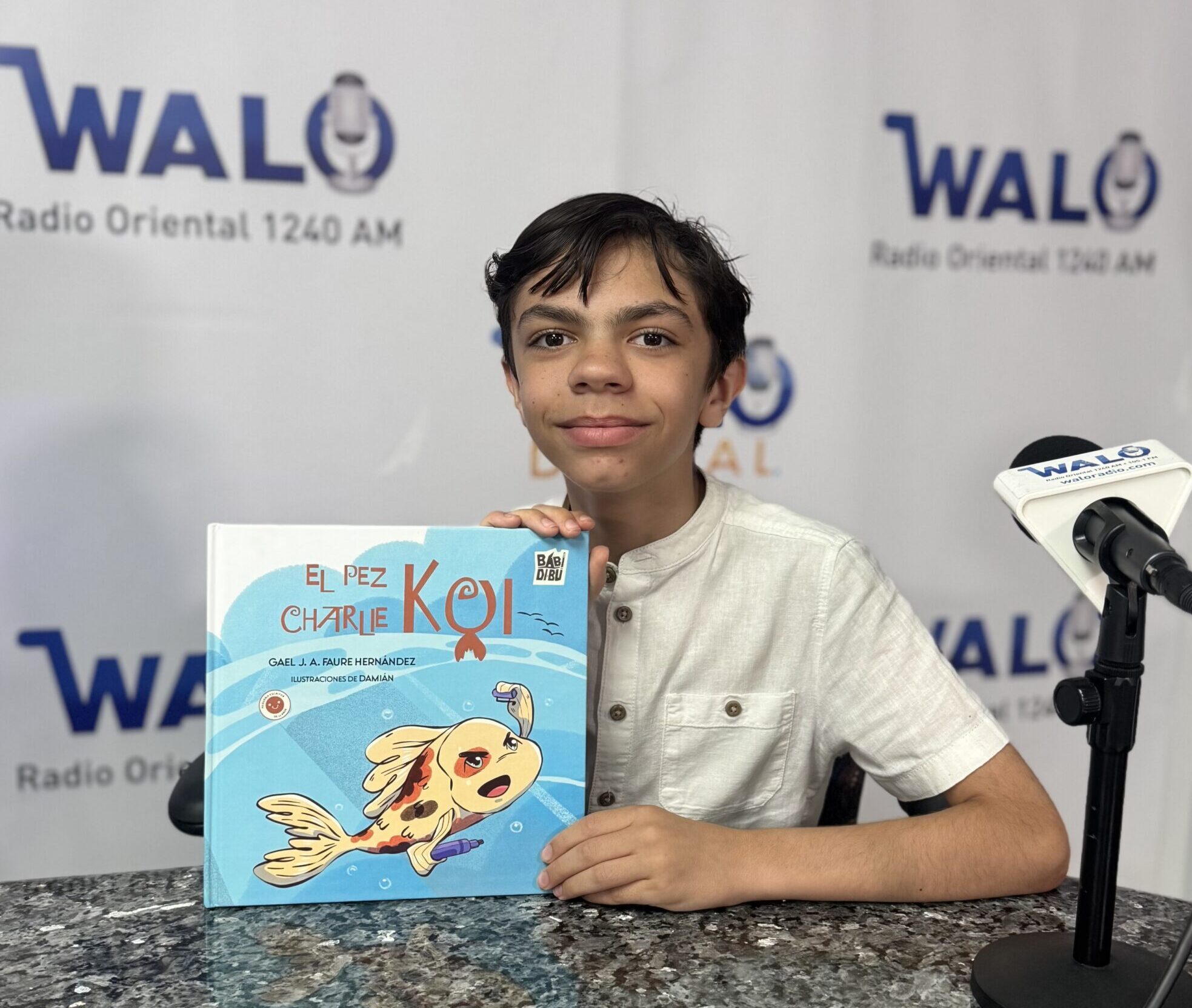 Niño con raíces puertorriqueñas convierte una decepción escolar en un cuento infantil