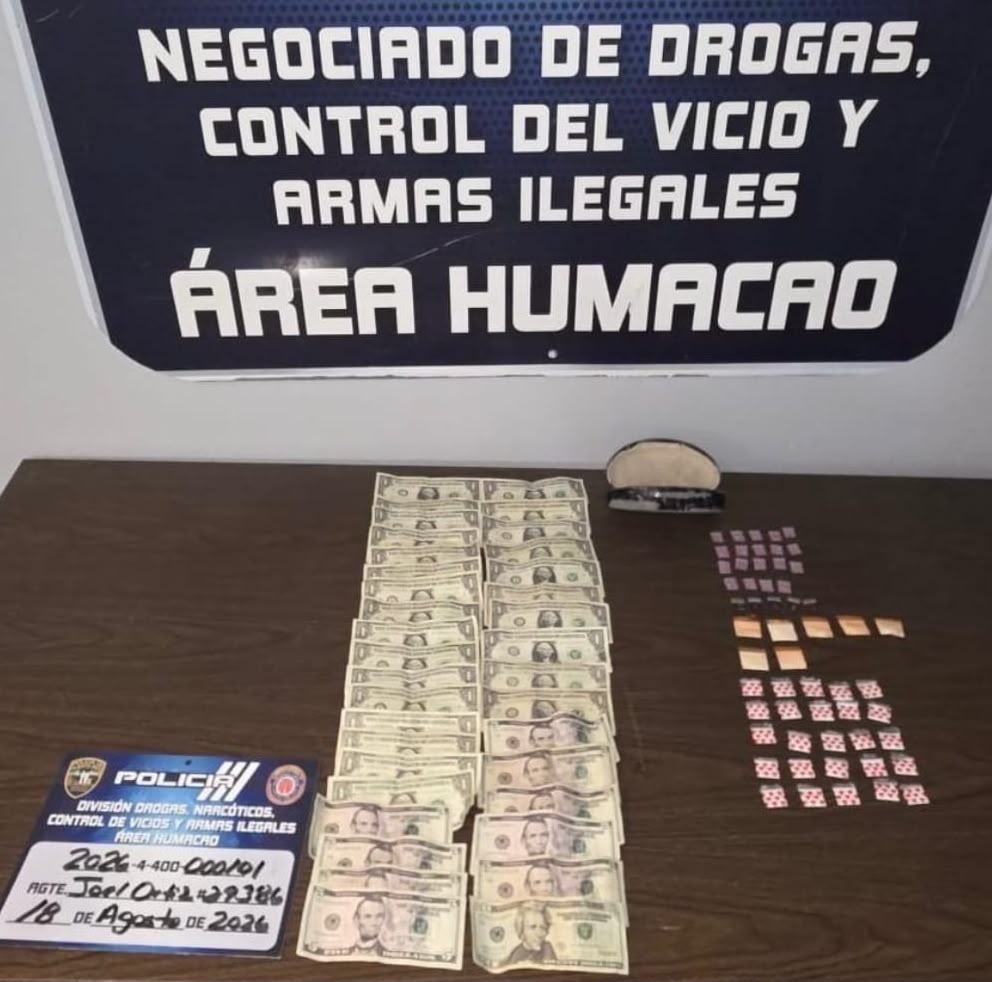 Arrestan a hombre de 61 años durante operativo de drogas en Humacao