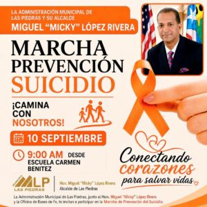Las Piedras convoca a marcha por la prevención del suicidio este jueves