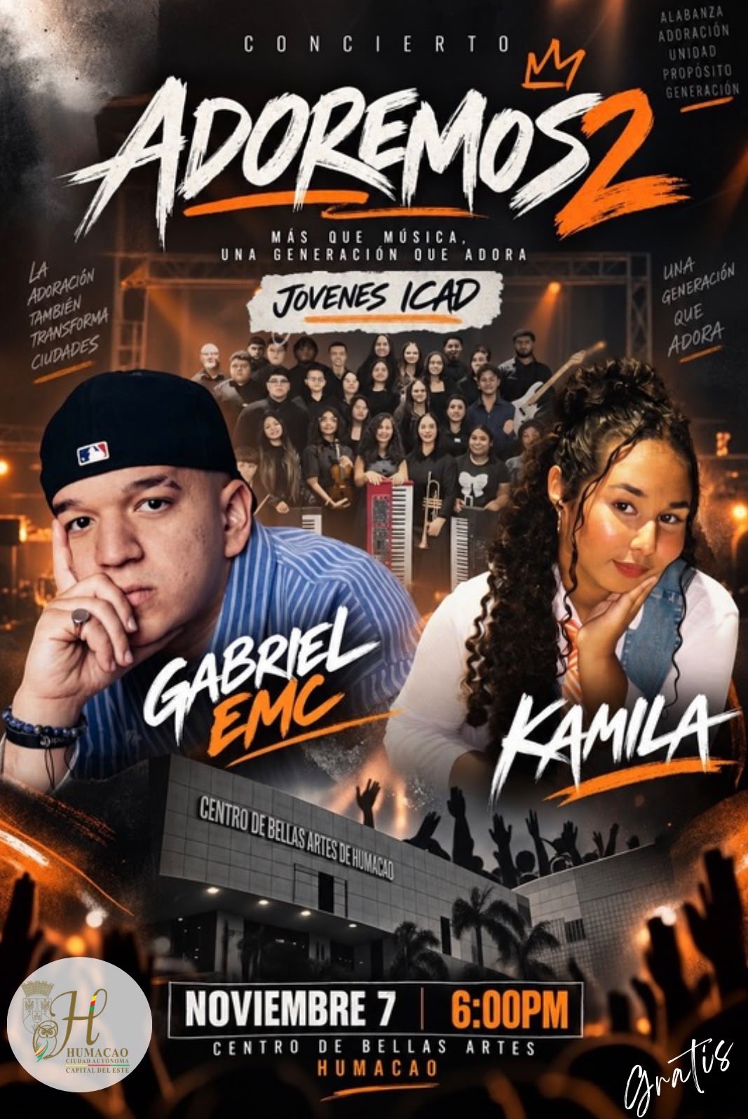 Jóvenes talentos llevarán mensaje de fe y esperanza durante concierto “Adoremos 2” en Humacao