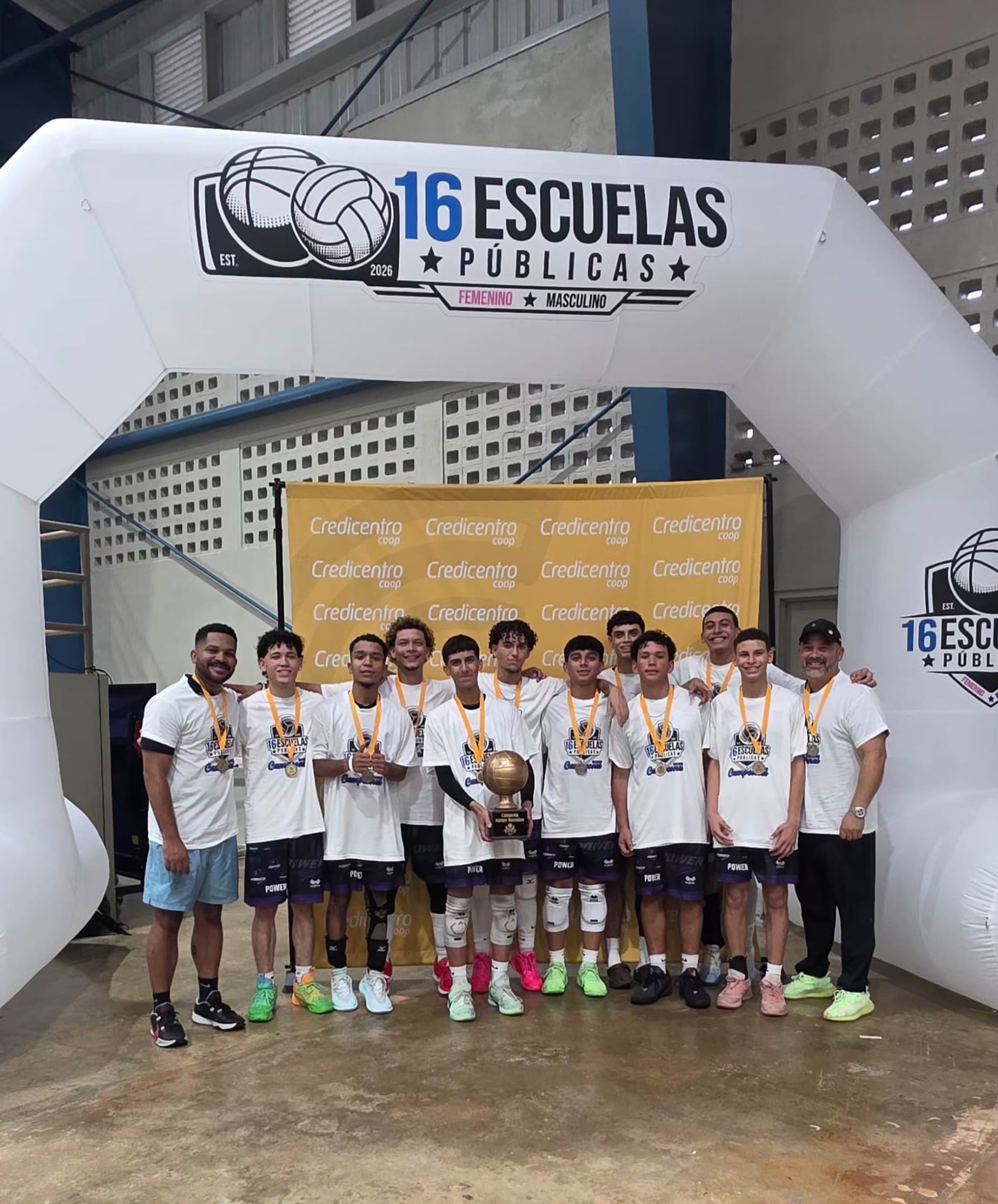 Ramón Power de Las Piedras conquista campeonato de voleibol masculino