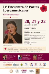 UPR de Humacao reunirá a poetas internacionales en encuentro dedicado a Puerto Rico